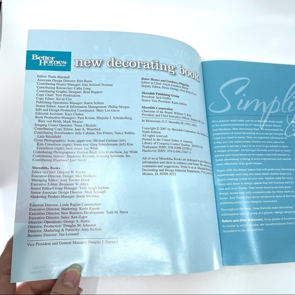 BETTER HOMES & GARDENS NEW DECORATING Book ALL-NEW - Picture 5 of 13